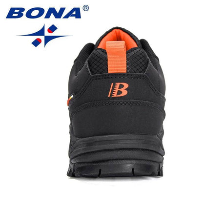 BONA New Designers Non-slip Wear-resistant Breathable Hiking Shoes Men Outdoor High-quality Jogging Walking Shoe Mansculino - Touchy Style