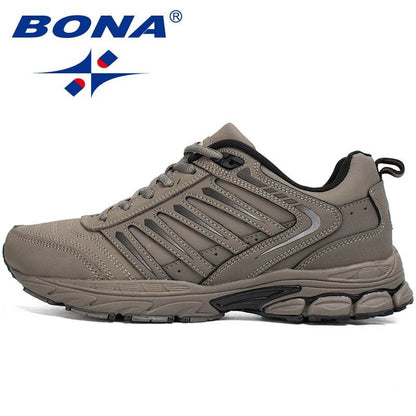 BONA New Classics Style Men Running Shoes Outdoor Walking Jogging Sneakers Lace Up Athletic Shoes Comfortable Sport Shoes Men - Touchy Style