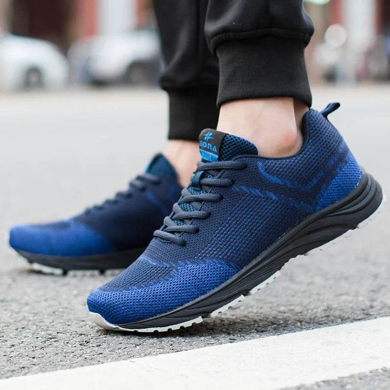 BONA New Arrival Popular Style Men Running Shoes Outdoor Walking Comfortable Sneakers Lace Up Athletic Shoes For Men - Touchy Style