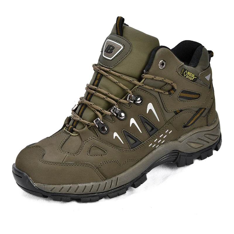 BONA New Classics Style Men Hiking Shoes Action Leather Men Athletic Shoes Lace Up Outdoor Men Jogging Sneakers Free Shipping - Touchy Style