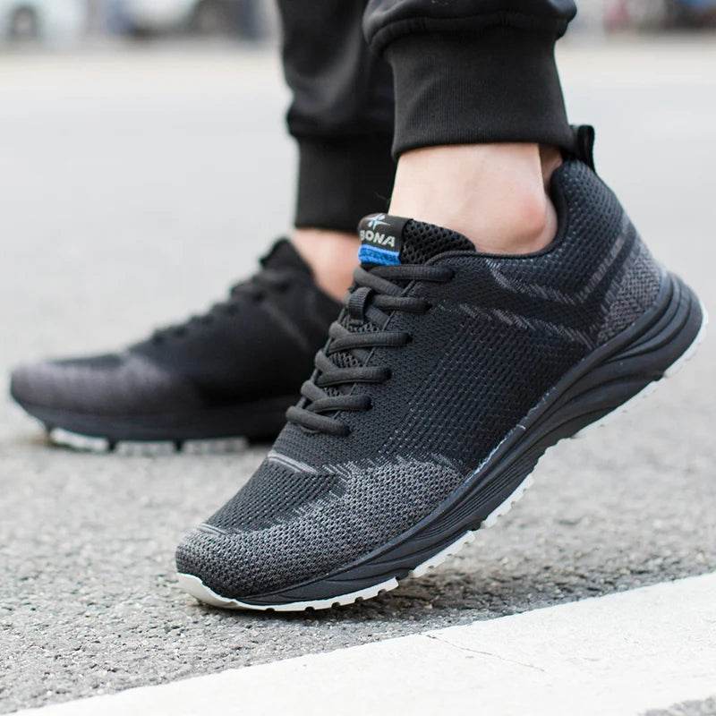 BONA New Arrival Popular Style Men Running Shoes Outdoor Walking Comfortable Sneakers Lace Up Athletic Shoes For Men - Touchy Style