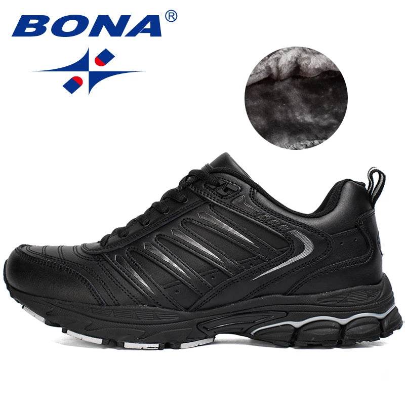 BONA New Classics Style Men Running Shoes Outdoor Walking Jogging Sneakers Lace Up Athletic Shoes Comfortable Sport Shoes Men - Touchy Style