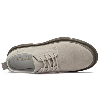 Casual Genuine Leather Men Shoes Breathable Suede Leather Men Oxfords Shoes Hot Sale Flats Man Footwear - Touchy Style