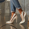 Lines-Thin-High-Heel-Womens-Casual-Shoes-M0154-Ankle-Boots-Touchy-Style - Touchy Style