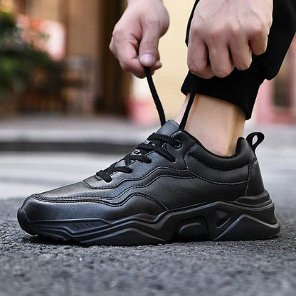 Men Shoes New Leather Casual Shoes for Men Winter Autumn Sneakers Men Waterproof Lightweight Tenis - Touchy Style