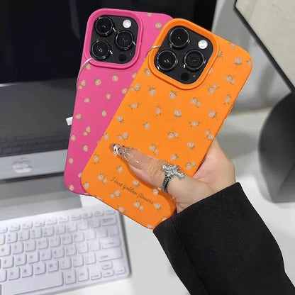 Cute Phone Cases For iPhone 16 Pro Max 15 14 13 12 11 - Flowers Lichee Pattern - Silicone Cover - Touchy Style