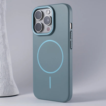 Luxury Original Hard PC Magsafe Case for iPhone 16 15 14 Plus 13 12 11 Pro X XR XS Max Shockproof Matte Thin Magnetic Cover