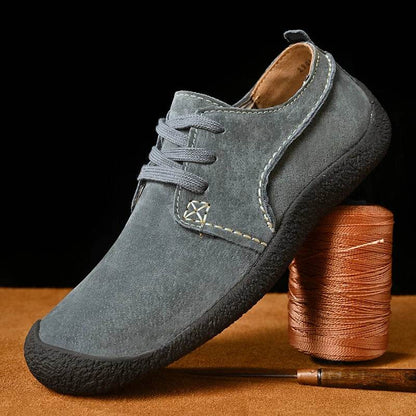 Breathable Outdoor Shoes Men Sneakers Spring Casual Men Shoes Suede Leather Shoe Anti-skid Walking Shoe Hot Sale Footwear - Touchy Style