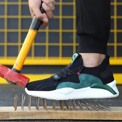 Security Casual Sneakers Men Shoes Work Boots Steel Toe Shoes Anti-smash Anti-puncture Indestructible Shoes Protective Boots - Touchy Style