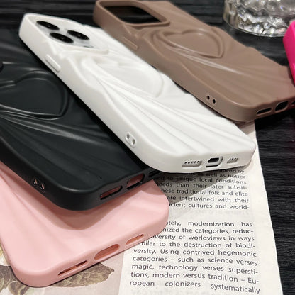 Cute Phone Cases For iPhone 11, 12, 13, 14, 15 Pro, or 16 Pro Max - Candy Heart Pattern - TSP519