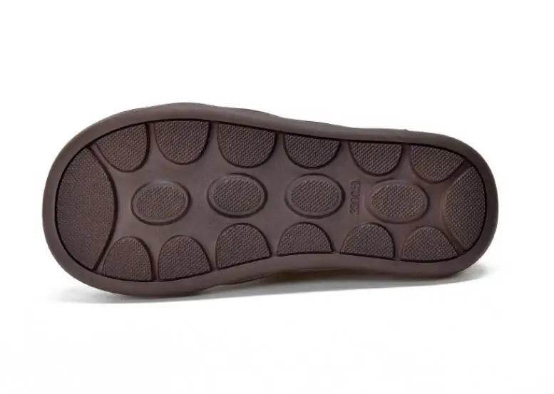 Round Toe Genuine Leather Women&