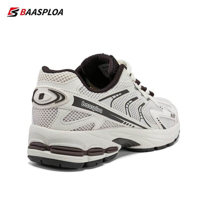 Baasploa Men Sport Shoes Classic Retro Running Shoes Male Mesh Breathable Walking Casual Sneakers Anti-Slip Wear-Resistant - Touchy Style