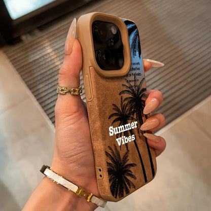 حافظات هواتف لطيفة لأجهزة iPhone 11، 12، 13، 14، 15، 16 Pro Max، XS، X، XR، 16 Plus - نمط جلد سويدي على شكل كلب وقط - غطاء ممتص للصدمات من الجلد