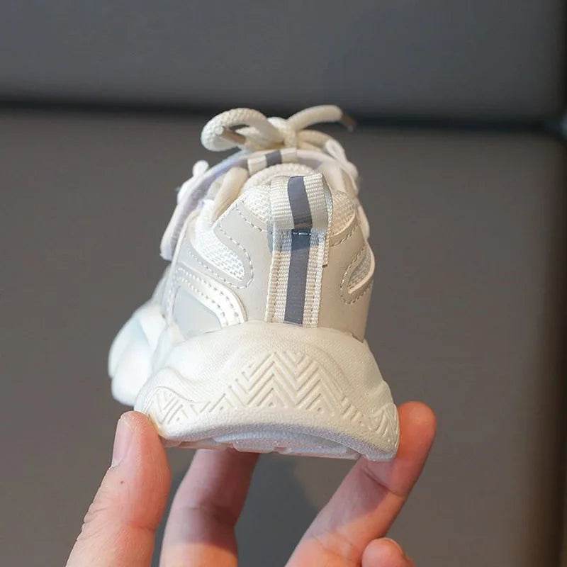 Baby Chunky Shoes Girl Sport Shoes Toddler Boy Fashion Solid Color Sneakers 1-6 Year Kids Casual Breathable Running Shoes H03212 - Touchy Style