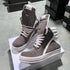 Brand Casual Men Shoe High Top Roman Women Sneaker Quality Brown Geobasket Cow Suede Zip Luxury Thick-sole Flat Ankle Boot - Touchy Style