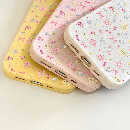 أغلفة هواتف لطيفة لهاتف iPhone 16 و15 و14 و13 Pro Max - غطاء خلفي محشو بالقطن بطبعة أحرف صينية من Winter Vibe - PC7220