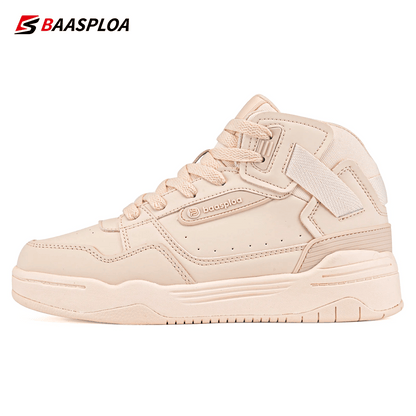 Baasploa Women Cotton Shoes Winter Leather Waterproof Non-Slip Comfortable Warm Plush New Women Outdoor Snow Ankle Boots - Touchy Style