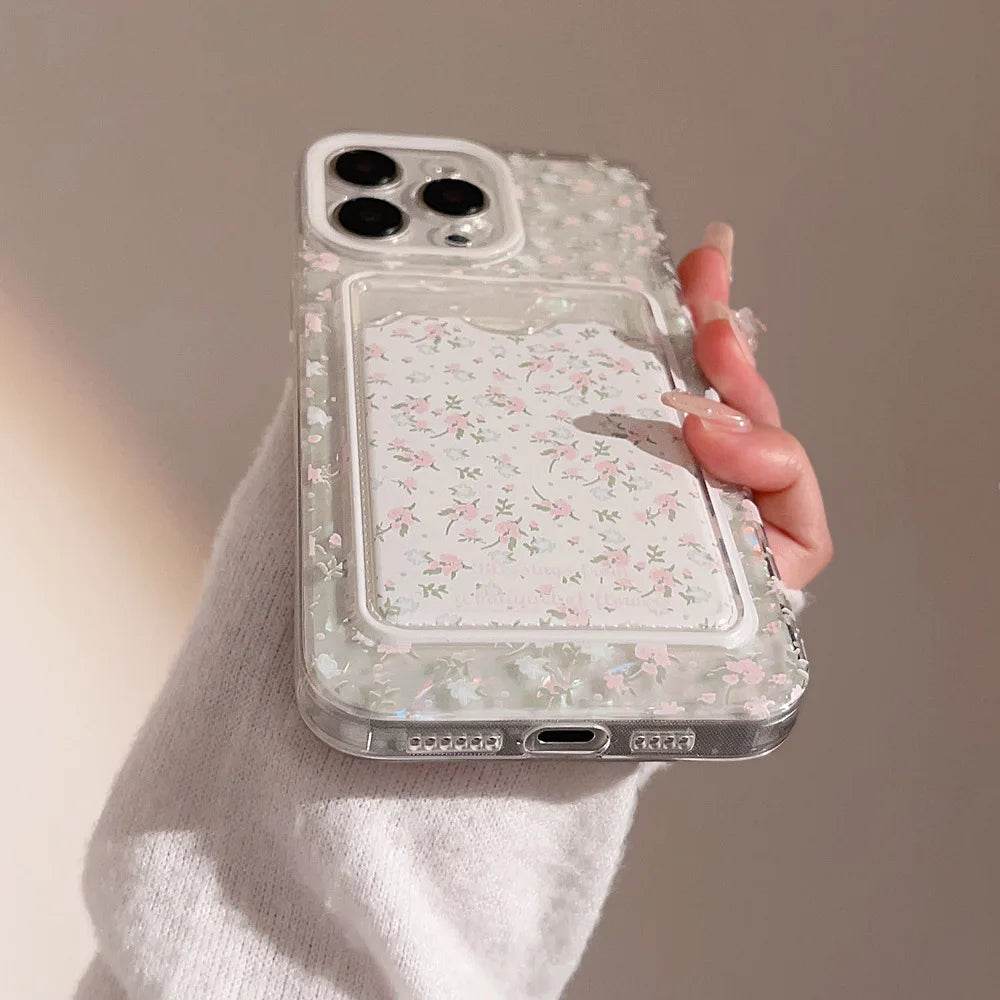 Cute Phone Cases For iPhone 15, 14, 13, 12, 11 Pro Max, Xr, 15 14 Plus - Fairy Flowers Art Cover - IC5480 - Touchy Style