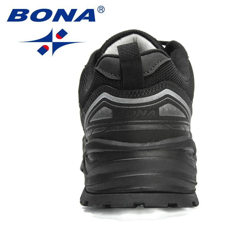 BONA 2022 New Designers Hiking Shoes Outdoor Mountain Boots Men Climbing Shoes Walking Footwear Man Zapatos De Hombre Comfort - Touchy Style
