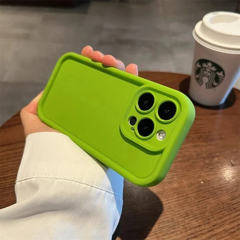ACPC329 Soft Candy Cute Phone Case For iPhone 11, 12, 13, 14, 15 Pro Max Plus, XS, X, or XR Cover