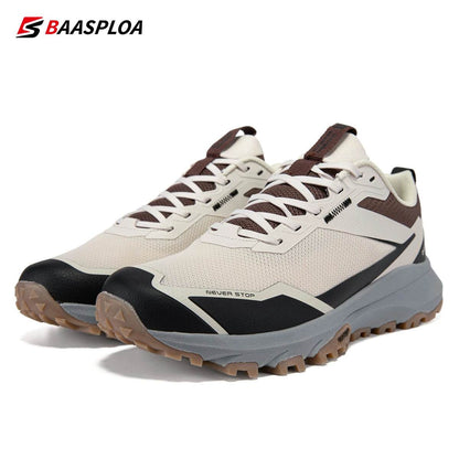 Baasploa Men Outdoor Shoes Non-Slip Wear-Resistant Walking Breathable Men Walking Shoes Brand Comfortable Men Sneakers - Touchy Style