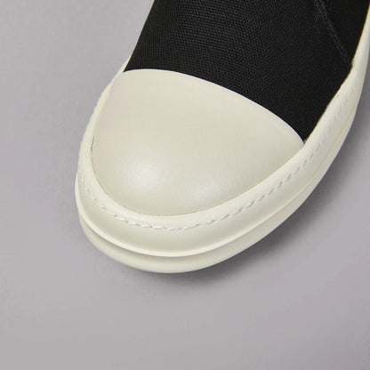 Brand Men Shoe Canvas Slip-On Women Sneaker Low Top Designer Ow-en Street Black Casual Luxury Fashion Thick-sole Flat Shoe - Touchy Style