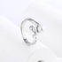 PANJBJ 925 Sterling Silver Imitation Pearl Ring for Women Irregular Branch Overlapping Versatile Sweet Jewelry Gift Dropshipping - Touchy Style