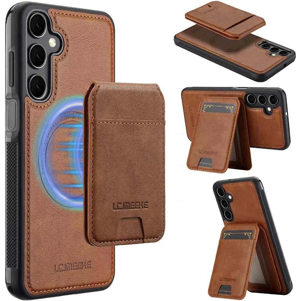 Cute Phone Cases For Galaxy A13, A14, A51, A52, A53, A54, S24, S23 FE, S22, S21 Plus, S20, and Note 20 Ultra - Leather Wallet Cover