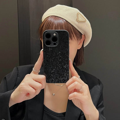 woman girls sparkle Diamond Glitter laser Plating Phone case For iPhone 16 15 14 13 12 11 Pro Max Case Cute Luxury Cover - Touchy Style