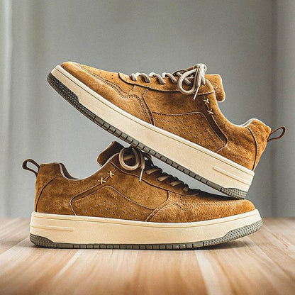 Breathable Mens Vulcanized Sneakers New Trend Casual Leather Shoes Tenis Luxury Trainers Comfy Man Walking Running Jogging Shoes - Touchy Style