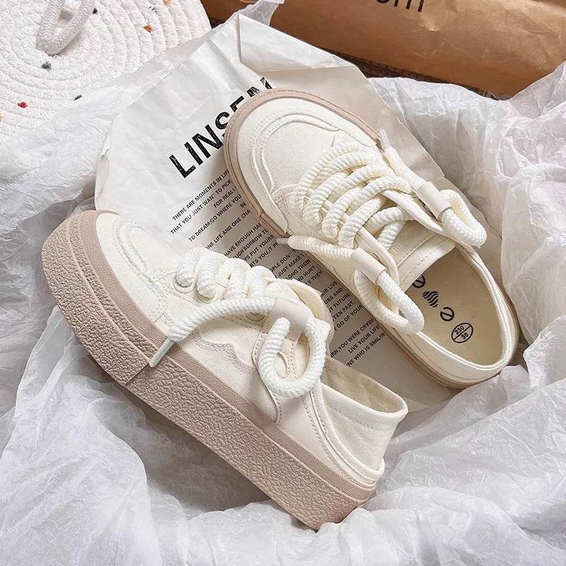 2024 Spring New Canvas Shoes Breathable Soft sneakers High-Quality Women&