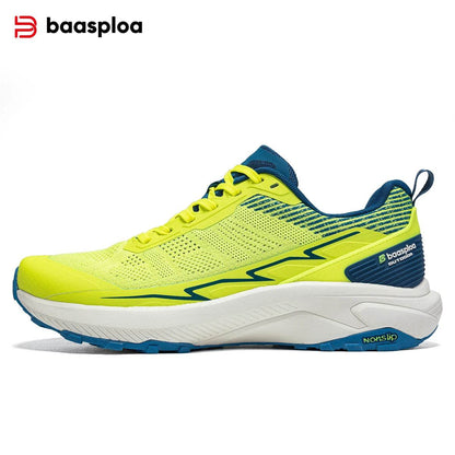 2024 New Baasploa Men Shoes Mesh Surface Breathable Outdoor Shoes Lightweight Comfortable Casual Non-slip Wear Shoes For Men - Touchy Style