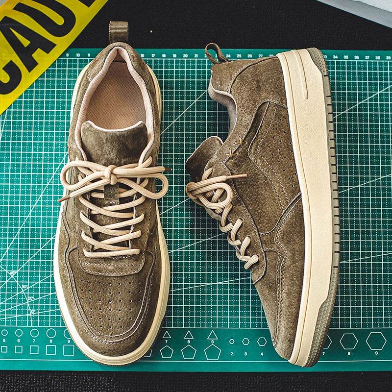 Breathable Mens Vulcanized Sneakers New Trend Casual Leather Shoes Tenis Luxury Trainers Comfy Man Walking Running Jogging Shoes - Touchy Style