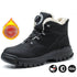 Rotating Buttons Work Boots Men Steel Toe Shoes Safety Boots Puncture-Proof Protective Shoes Waterproof Indestructible Shoes New - Touchy Style