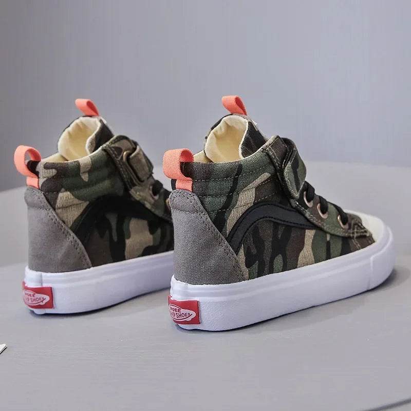 2024 New Brand Boys Casual Shoes Army Green Fashion Children&