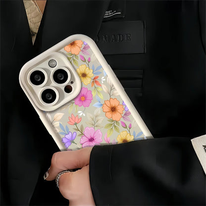 FACPC600 Flower Silicone Cute Phone Case For Huawei Honor 50, 90, 20, 9X Pro, X9, X30, Y9 Prime 2019, and Magic 5 Pro models