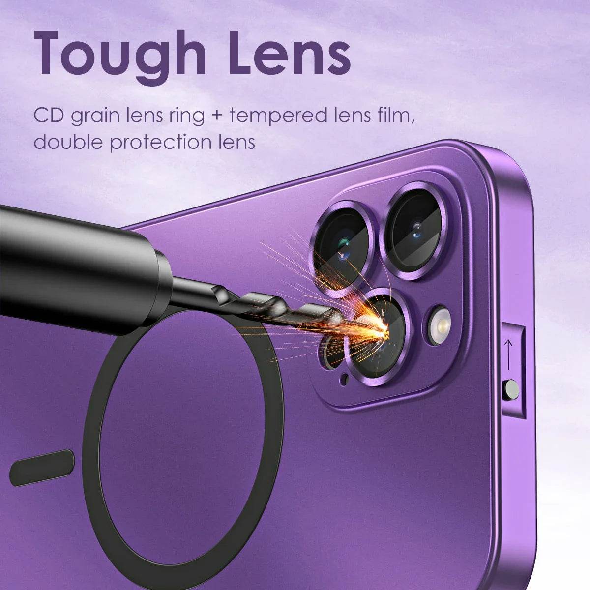 Metal Frame Phone Case For Iphone 13 12 14 15 16 Pro Max Plus Luxury Aluminum PC Back Panel Phone Cover For IPHON 15 16 Promax - Touchy Style