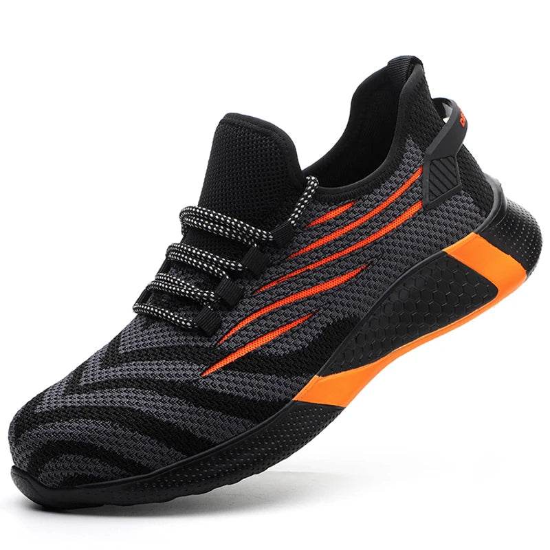 Large Size 49 50 Safety Shoes For Men Women Work Shoes Anti-smash Anti Puncture Protective Shoes Steel Toe Sneakers Men Shoes - Touchy Style