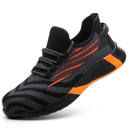 Large Size 49 50 Safety Shoes For Men Women Work Shoes Anti-smash Anti Puncture Protective Shoes Steel Toe Sneakers Men Shoes - Touchy Style