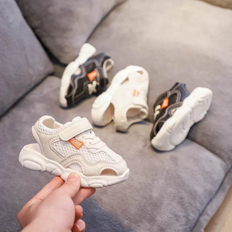Size 21-30 Summer Sandals for Kids Boys Girls Cut-outs Sneaker Children Sport Sandals Comfortable Summer Baby Beach Shoes G06092 - Touchy Style