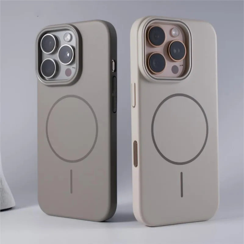 Luxury Original Hard PC Magsafe Case for iPhone 16 15 14 Plus 13 12 11 Pro X XR XS Max Shockproof Matte Thin Magnetic Cover