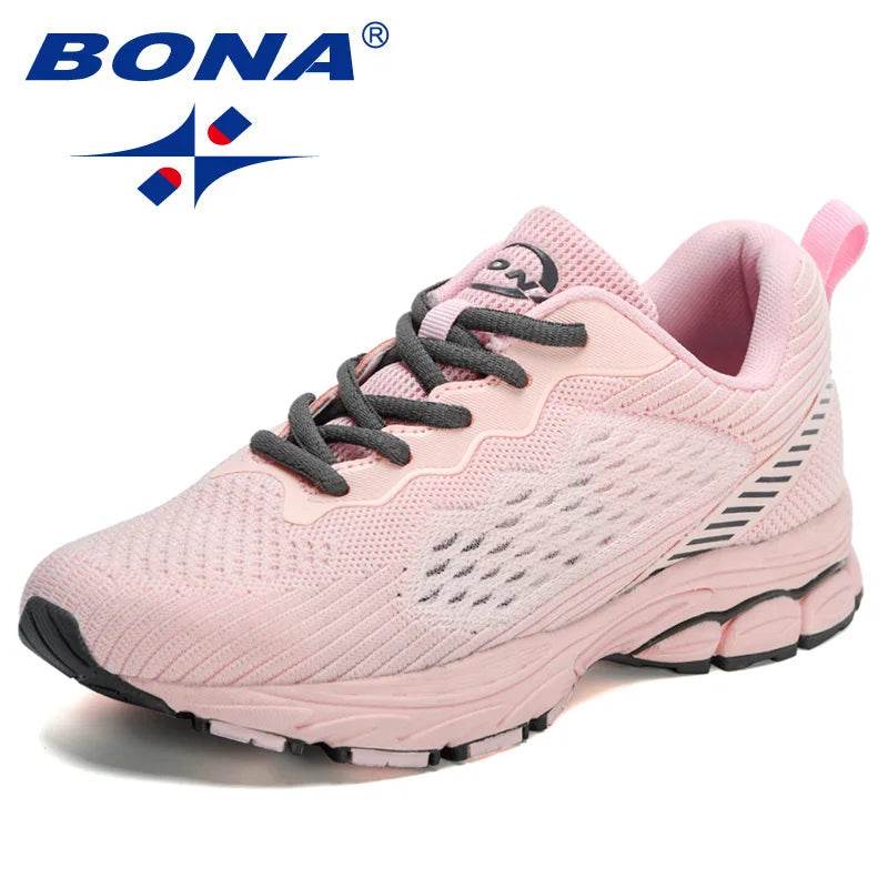 BONA New Designers Classics Sneakers Women Sports Shoes Casual Running Shoes Ladies Breathable Jogging Footwear Feminino - Touchy Style