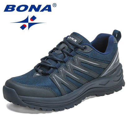 BONA 2022 New Designers Hiking Shoes Outdoor Mountain Boots Men Climbing Shoes Walking Footwear Man Zapatos De Hombre Comfort - Touchy Style