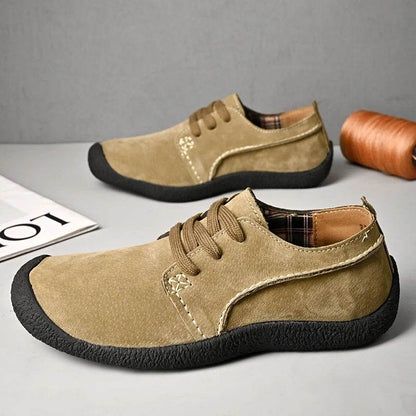 Breathable Outdoor Shoes Men Sneakers Spring Casual Men Shoes Suede Leather Shoe Anti-skid Walking Shoe Hot Sale Footwear - Touchy Style