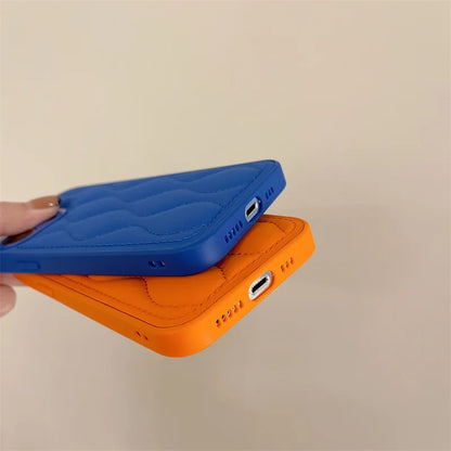 Cute Phone Cases for iPhone 11, 12, 13, 14, and 15 Pro Max models - Luxury Wavy Pattern - TSP193