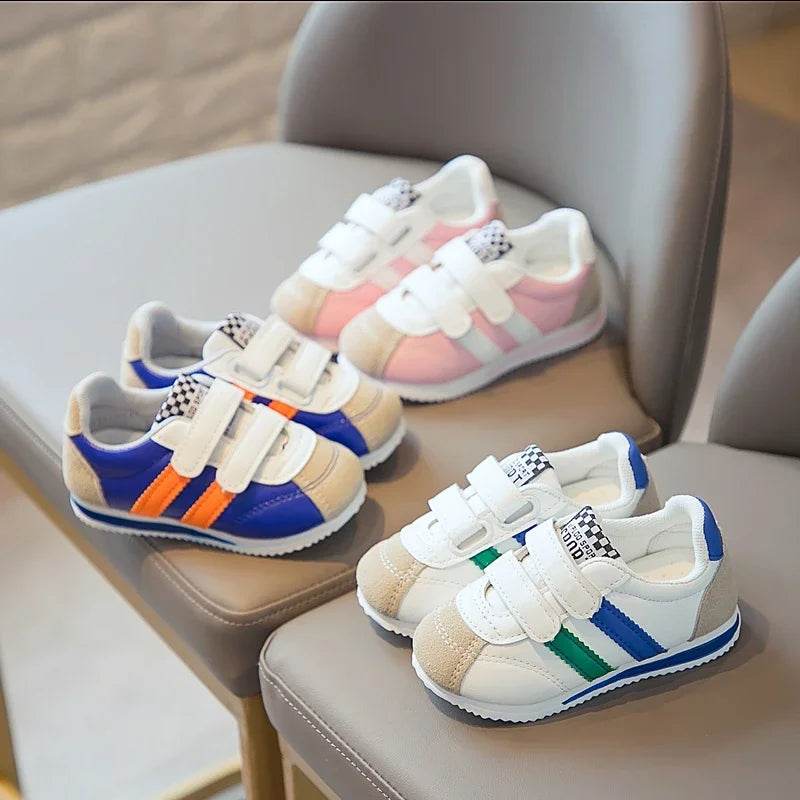 Toddler Tennis Shoes 2024 Autumn Lightweight Baby Girl Shoes Designer Kids Shoes Soft Bottom Children Sneakers for Boys E08174 - Touchy Style