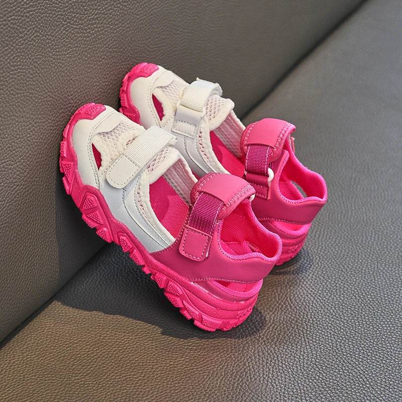 Children Shoes Sport Breathable Boys Sneakers Brand Kids Sandals for Girl Trainers PEclass Casual Child Flat Tennis Shoes E05313 - Touchy Style
