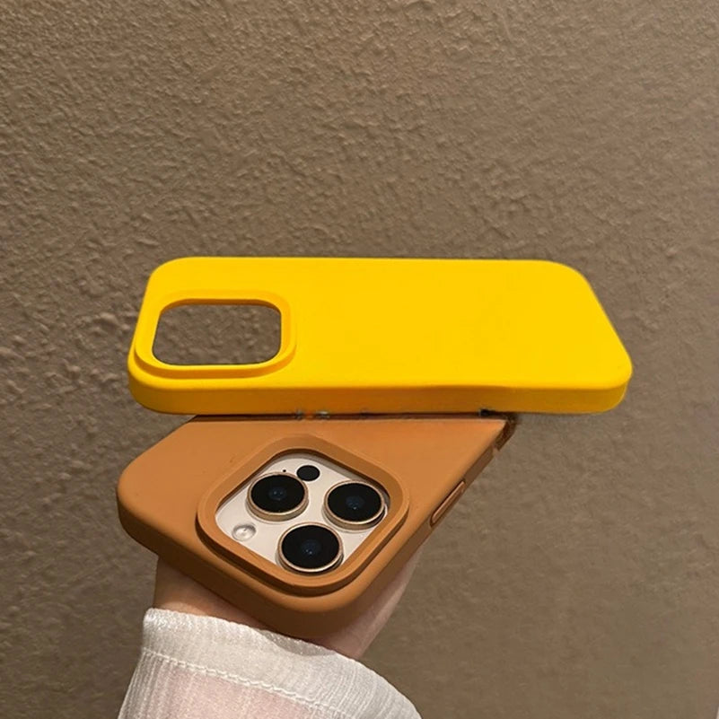 Stylish Solid Cute Phone Cases for iPhone 15, 14, 13, 12, 11 Pro Max, 15, 14 Plus