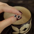 925 Sterling Silver Inlay Zircon Black Agate Earrings for Women High Quality Exquisite Jewelry Accessories - Touchy Style