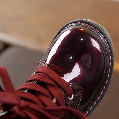 2024 Fashion Autumn Kids Boots PU Leather Boot New Spring Children&
